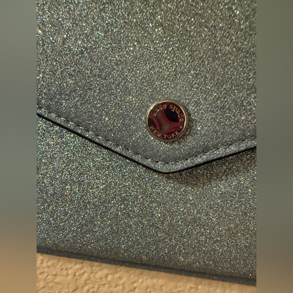 Kate Spade ♠️ Glitter Blue Crossbody Bag - Picture 7 of 10